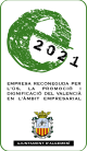 Empresa Regoneguda per lús del Valencià en l'àmbit empresarial.